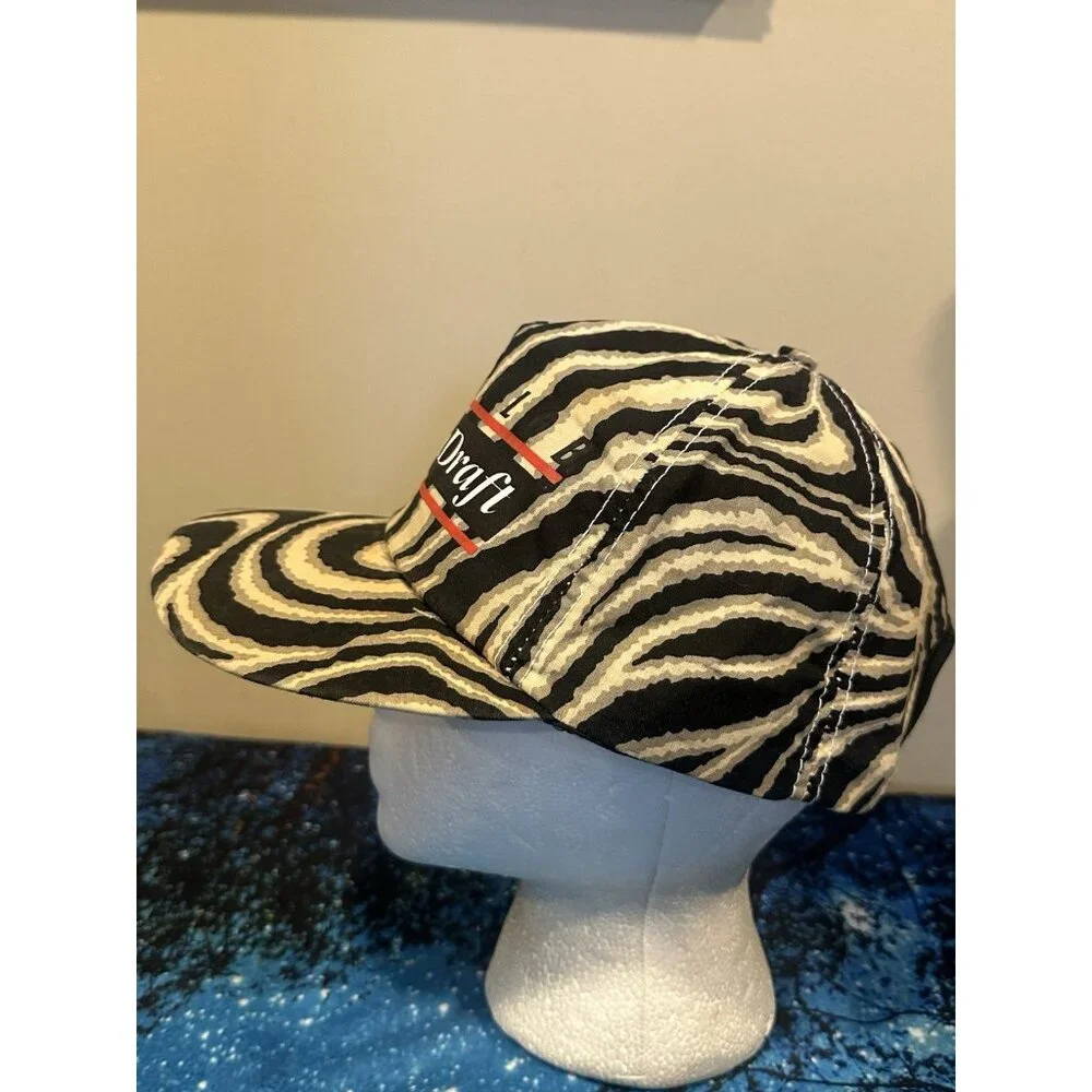 vintage michelob Golden‎ Draft Zebra SnapBack Hat